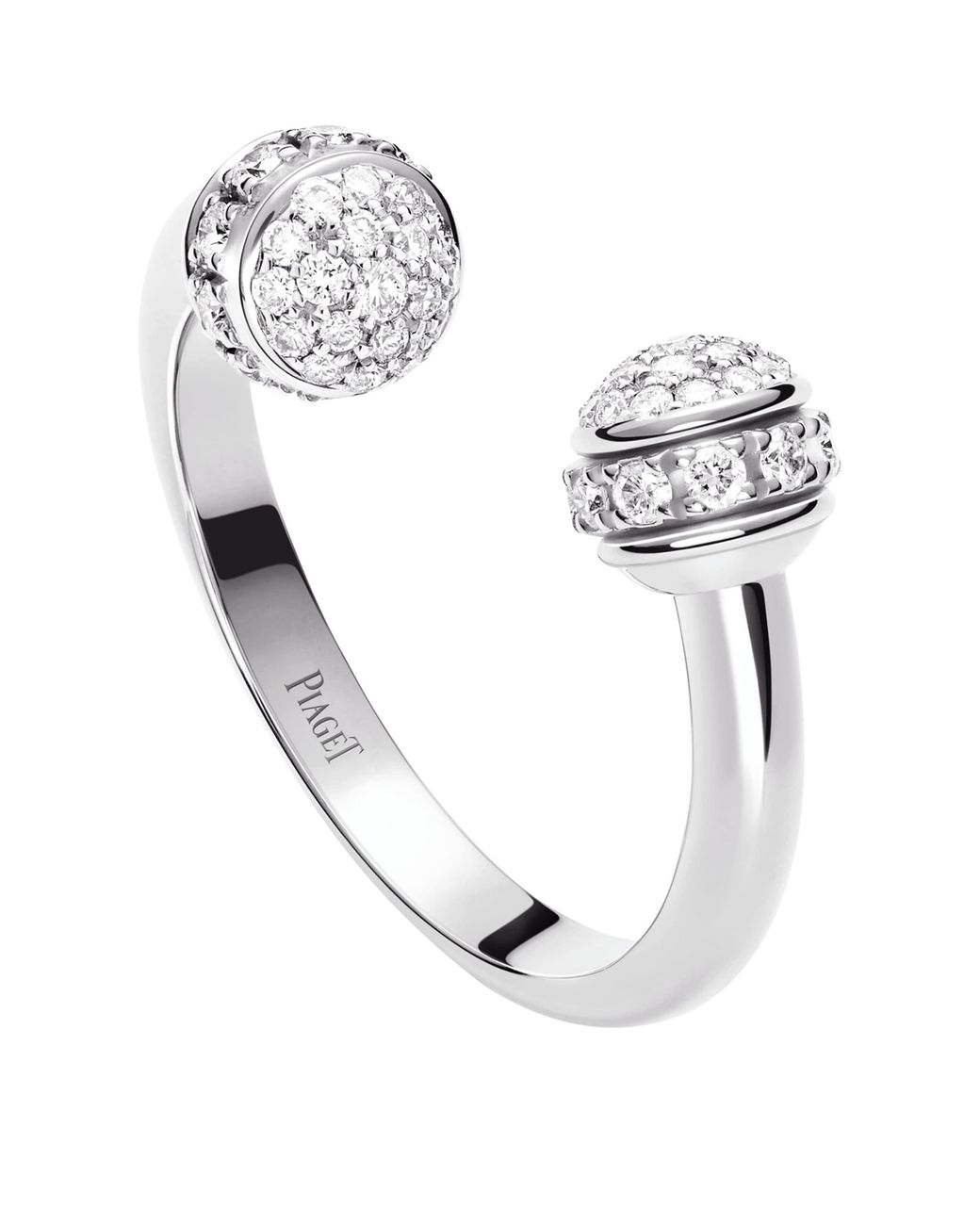 Piaget White And Diamond Possession Open Ring