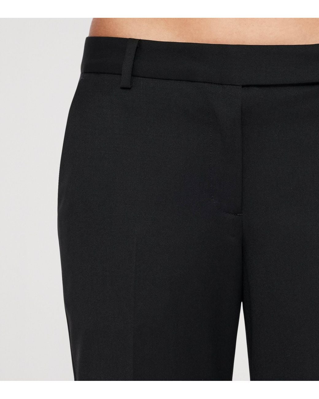 AllSaints Black Solace Bootcut Trousers