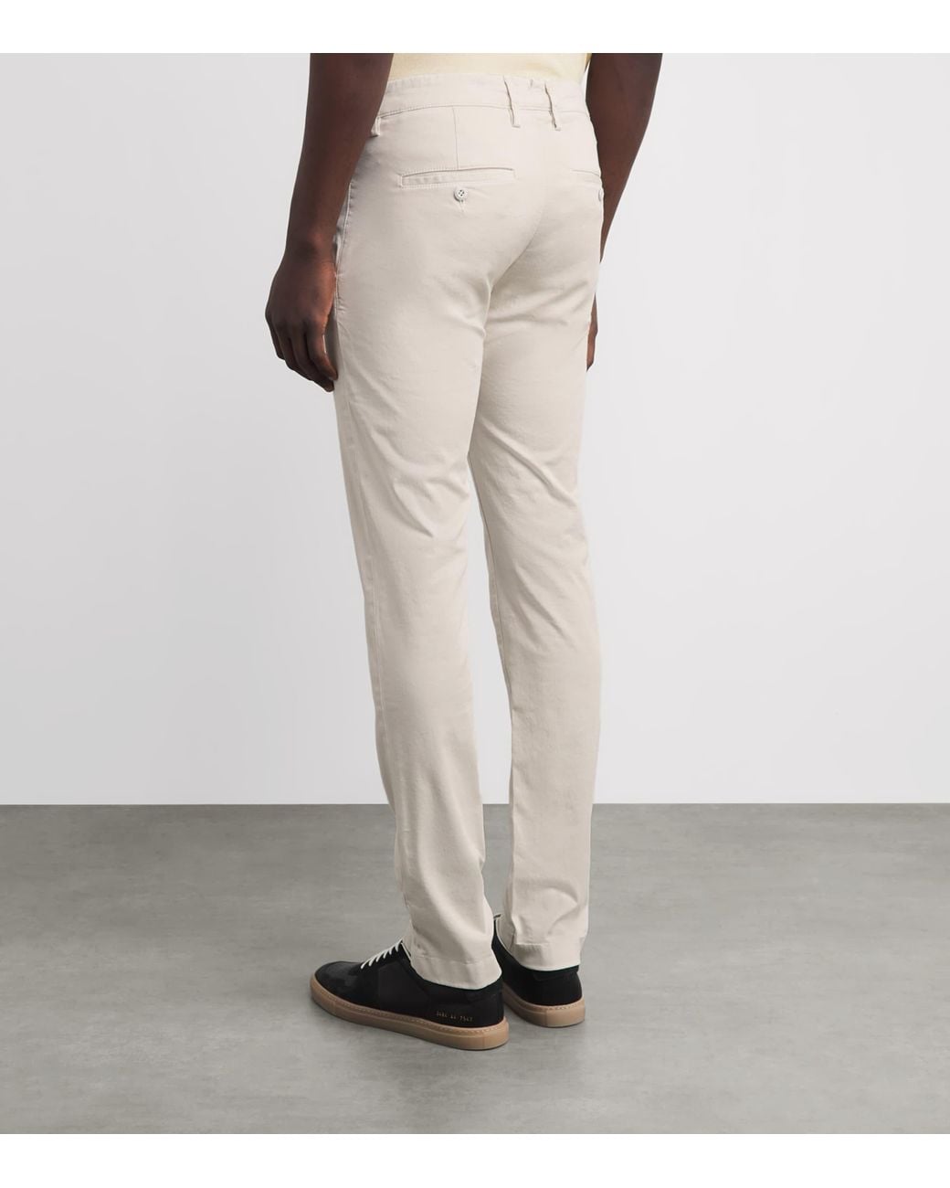 Jacob Cohen White Bobby Slim Chinos for men