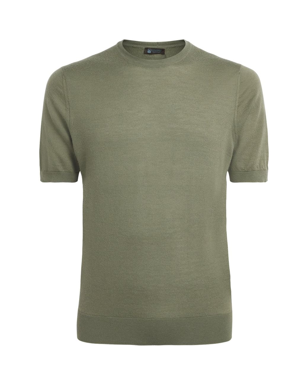 Colombo Green Cashmere T-Shirt for men