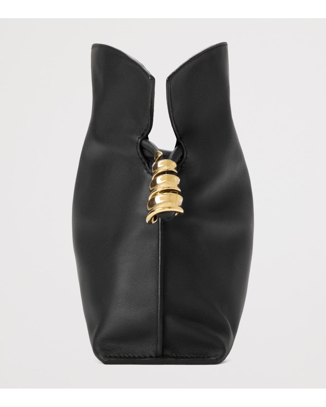 Loewe Black Mini Leather Flamenco Purse