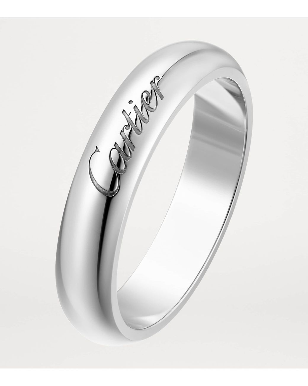 Cartier White Platinum C De Wedding Ring