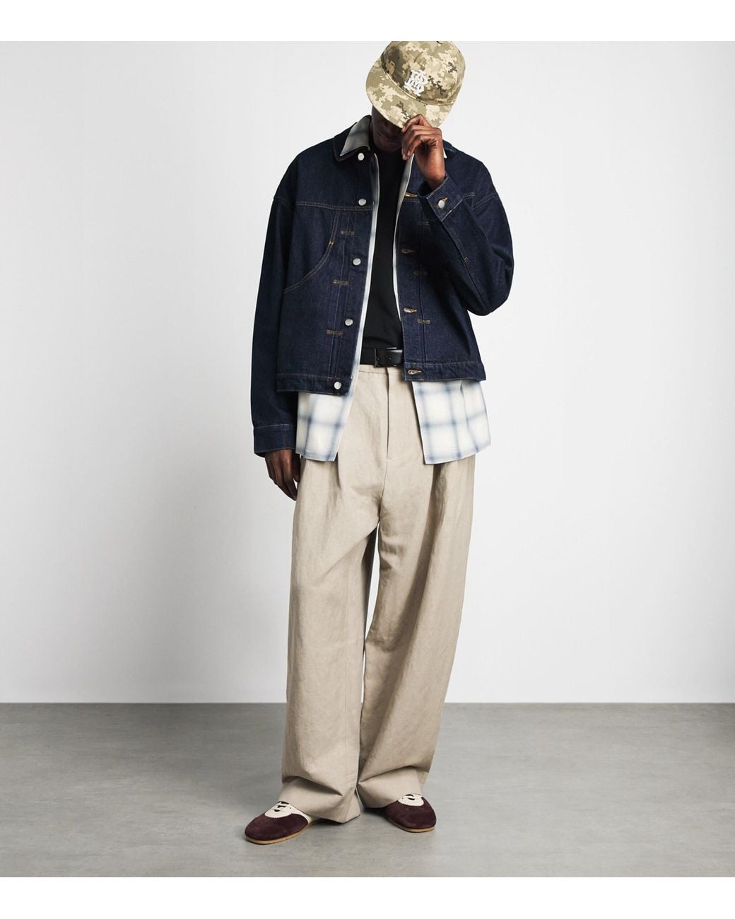 About Blank Blue Boxy Denim Jacket for men