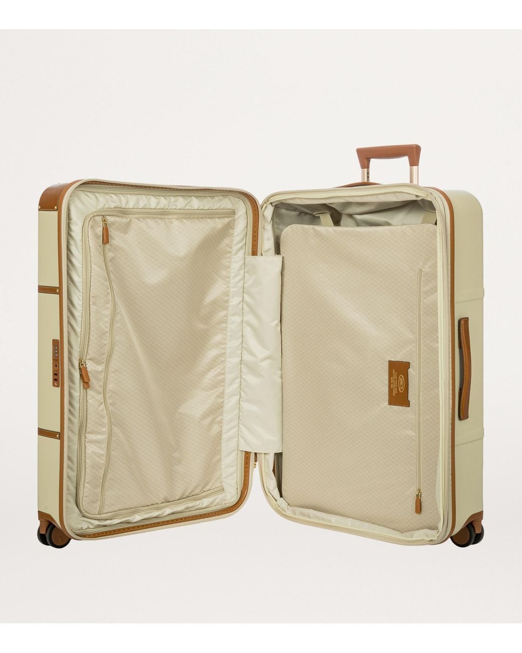 Bric's Natural Bellagio 3.0 Hardside Expandable 30 Large Checked Spinner