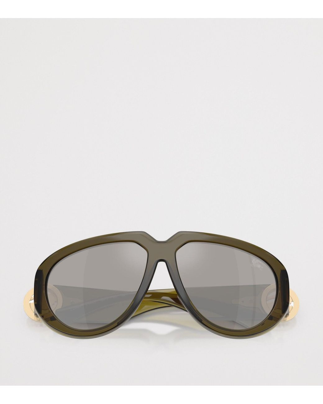 Burberry Gray Pilot Sunglasses