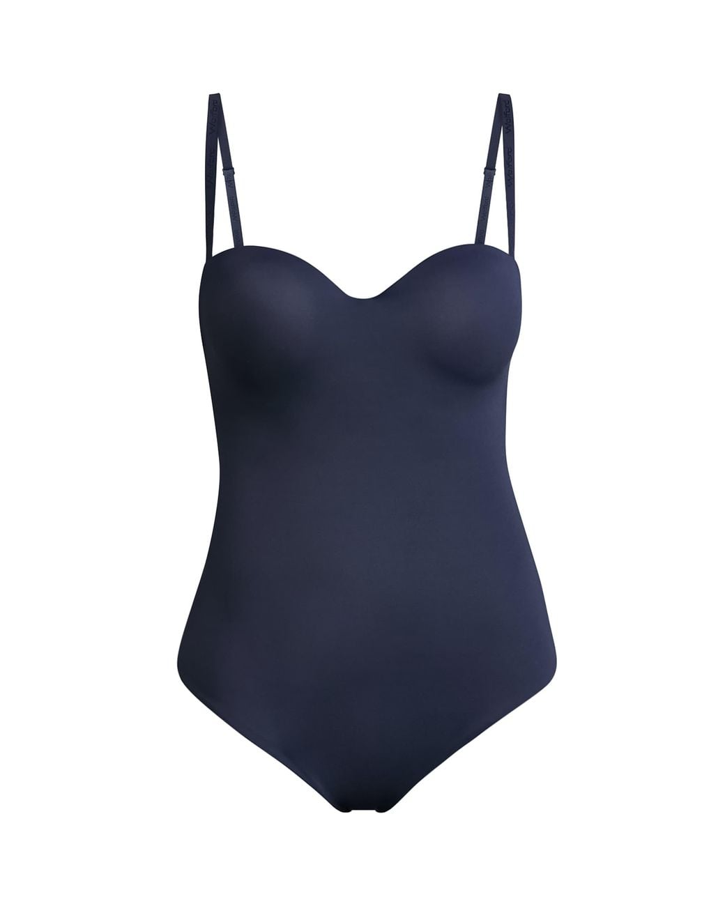 Wolford Blue Mat De Luxe Form Bodysuit