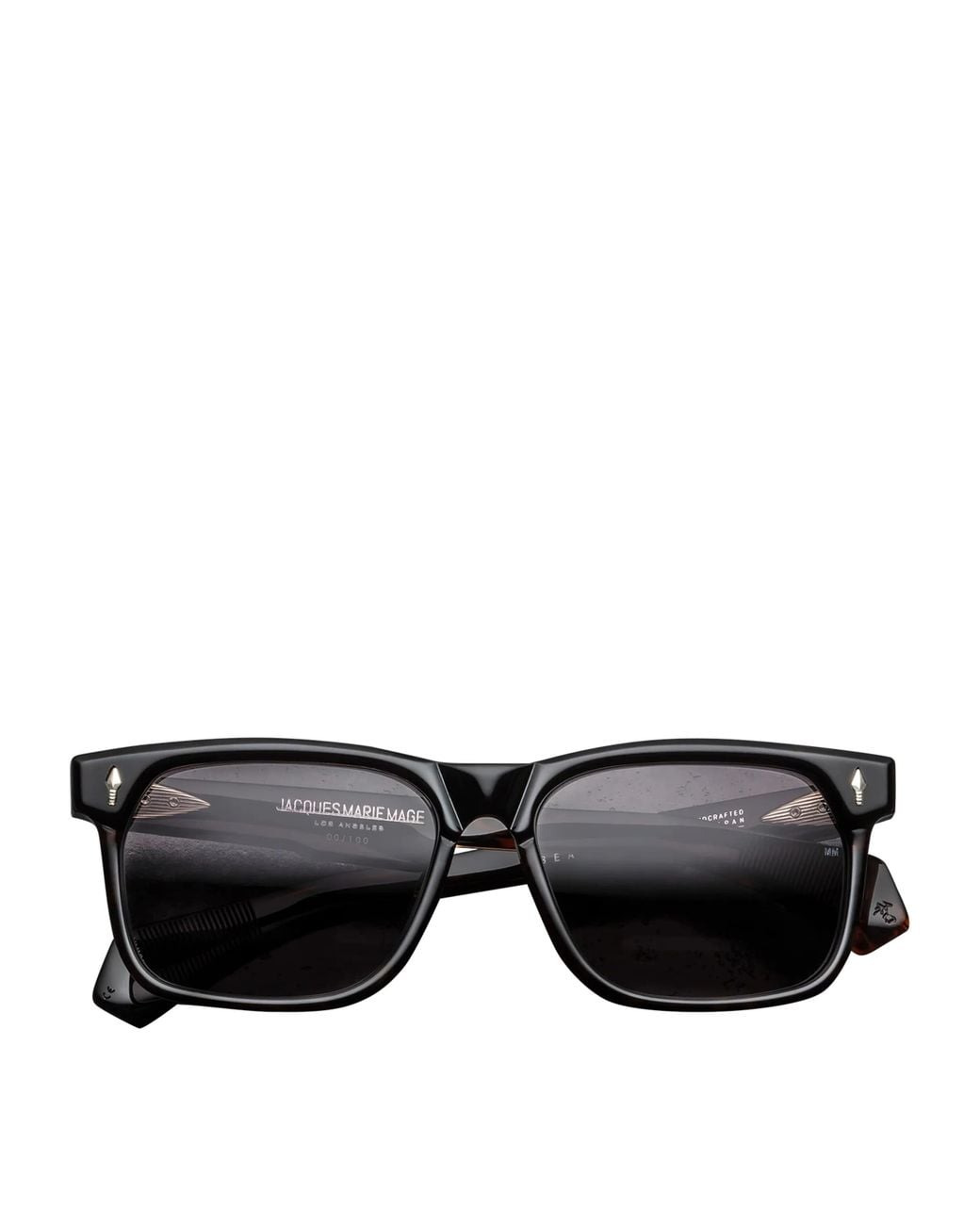 Jacques Marie Mage Black Bearcreek Square Sunglasses for men