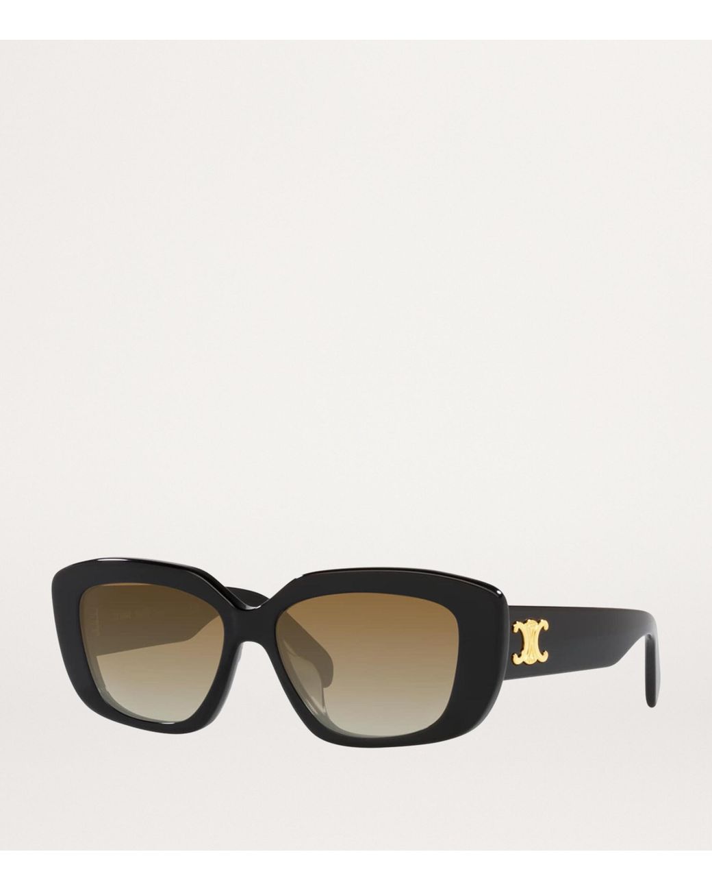 Céline Brown Rectangular Sunglasses