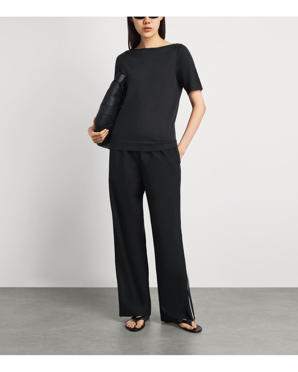 Herskind Black Cashmere Emanuelle T-Shirt