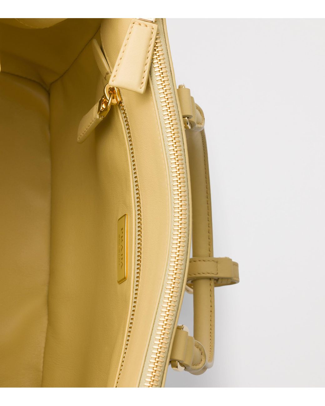 Prada Natural Medium Leather Galleria Top-Handle Bag