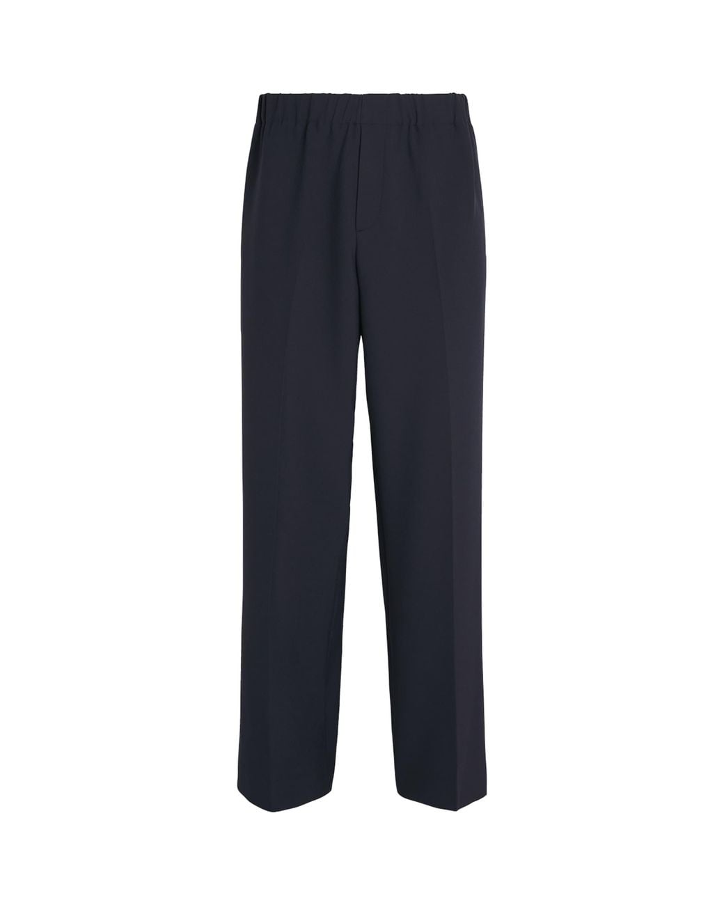 Sandro Blue Jersey Wide-Leg Trousers for men