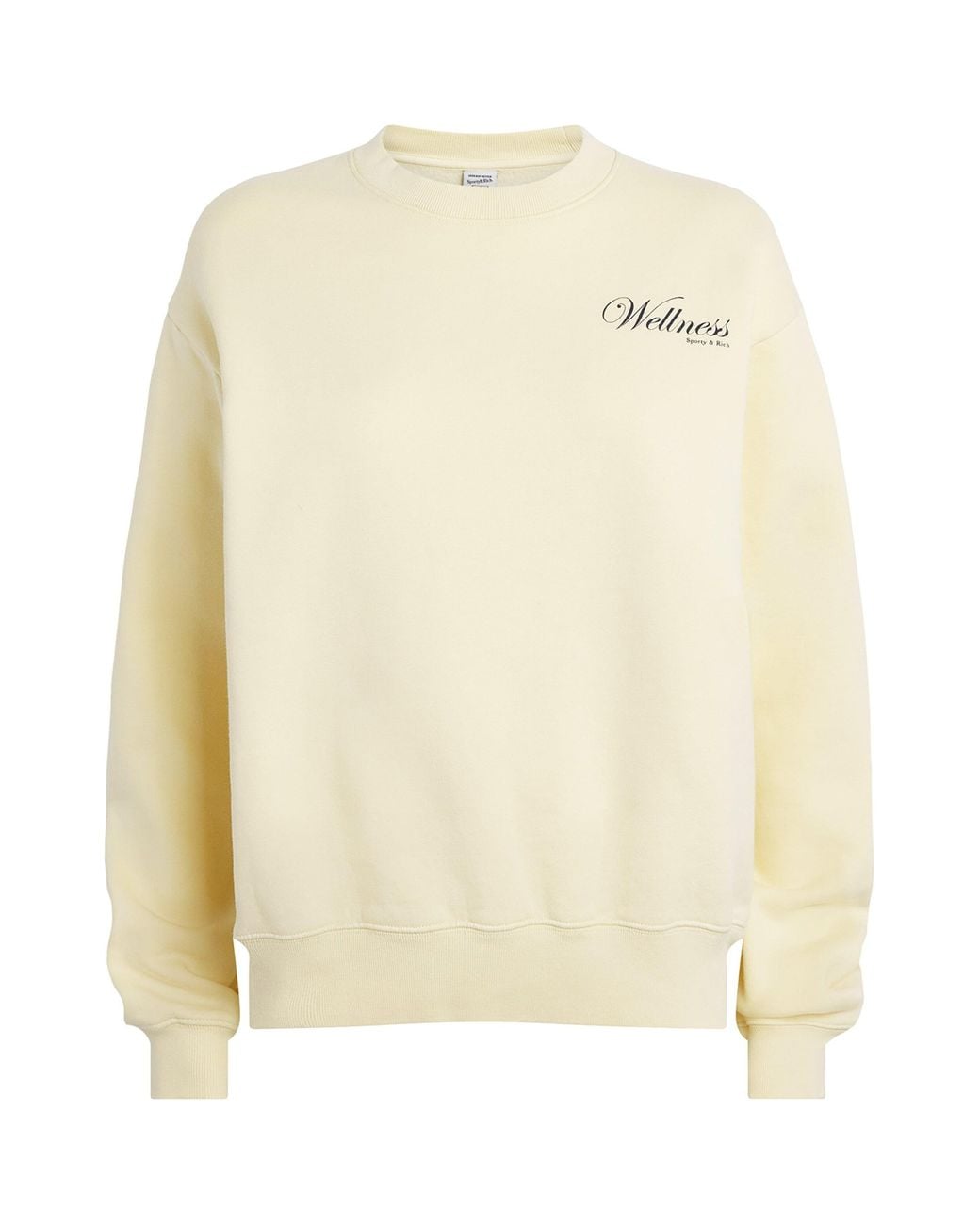 Sporty & Rich Natural Cotton Graphic Sweatshirt
