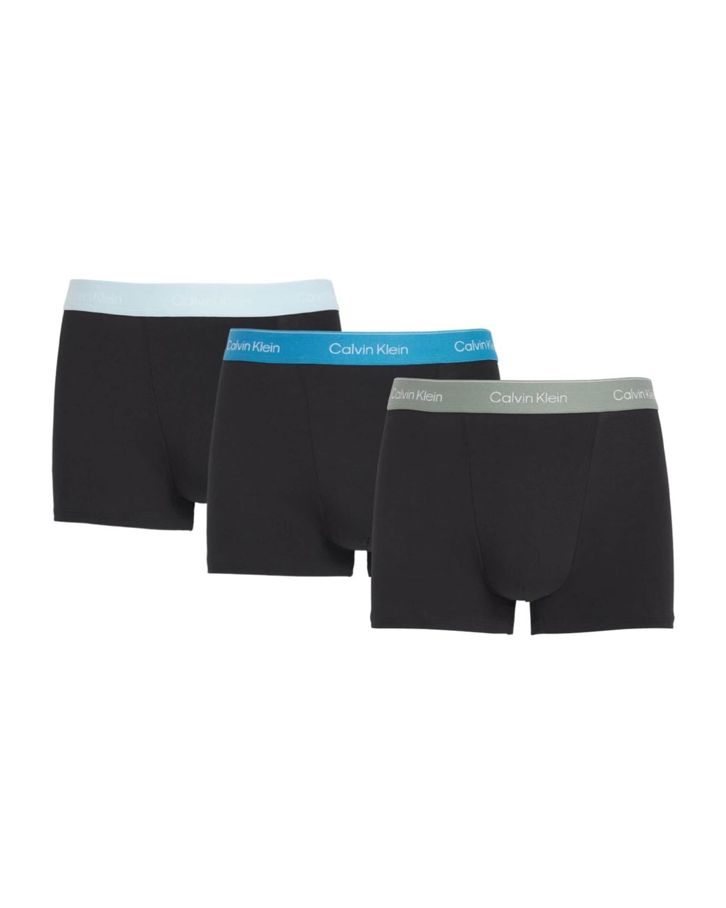 Calvin Klein Black Stretch-Cotton Relaxed Icon Trunks for men
