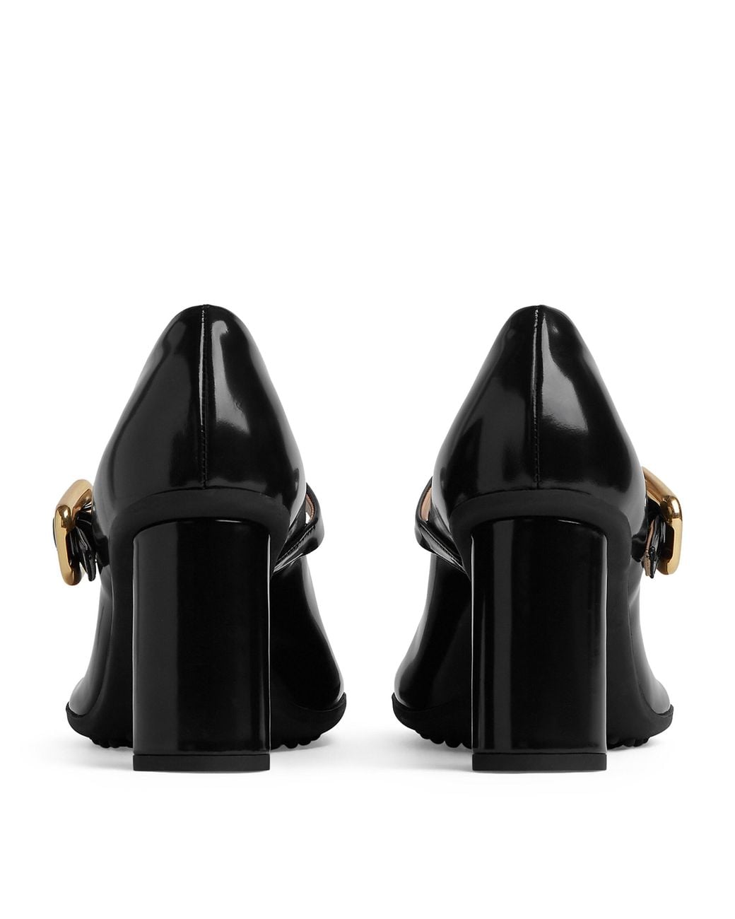 Bottega Veneta Black Leather Atomic Pumps 75