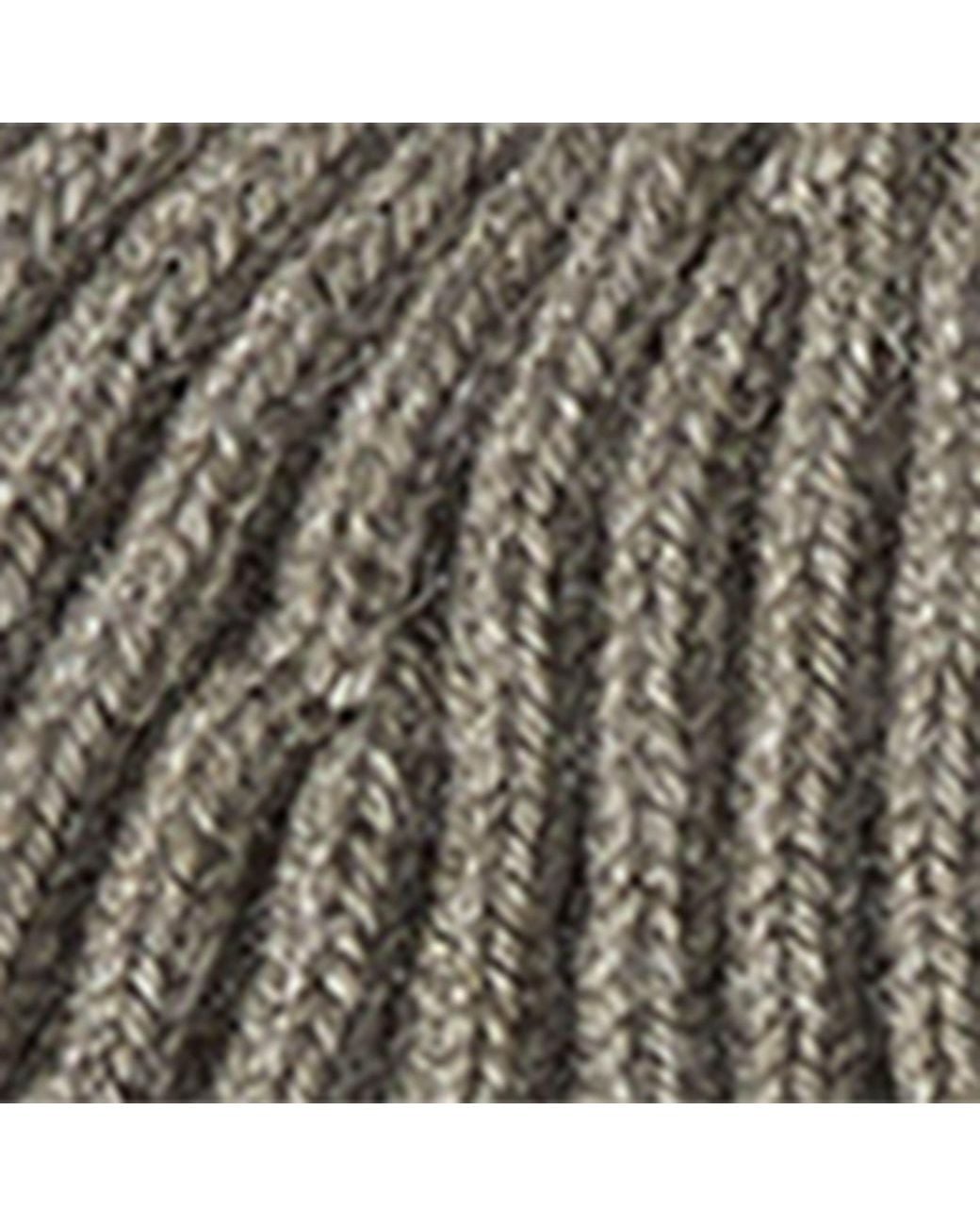 Brunello Cucinelli Green Cashmere Rib-Knit Beanie for men