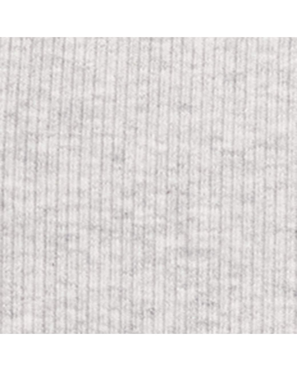 Skims Gray Stretch-Cotton Ribbed Boxer Shorts