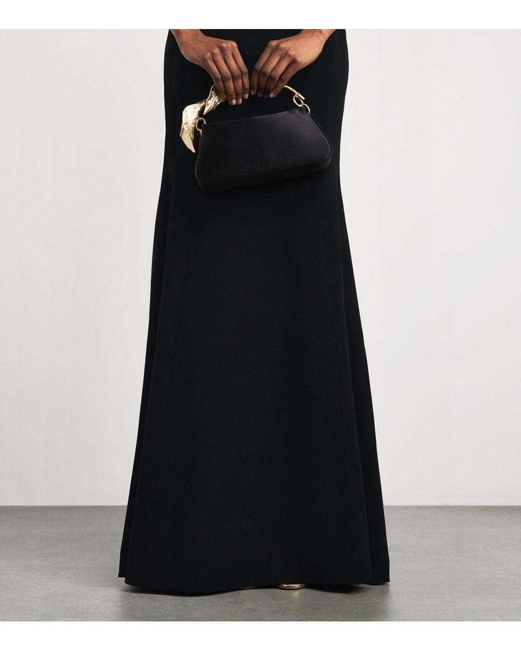 Gaurav Gupta Black Meridian Trumpet Gown