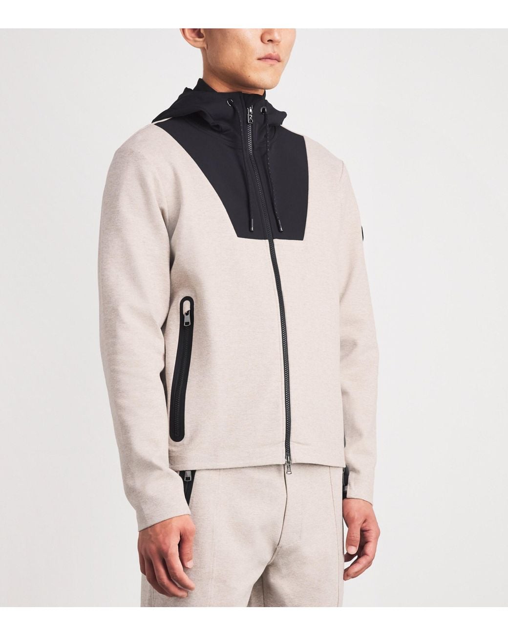 Bogner Natural Zip-Up Jannis Hoodie for men
