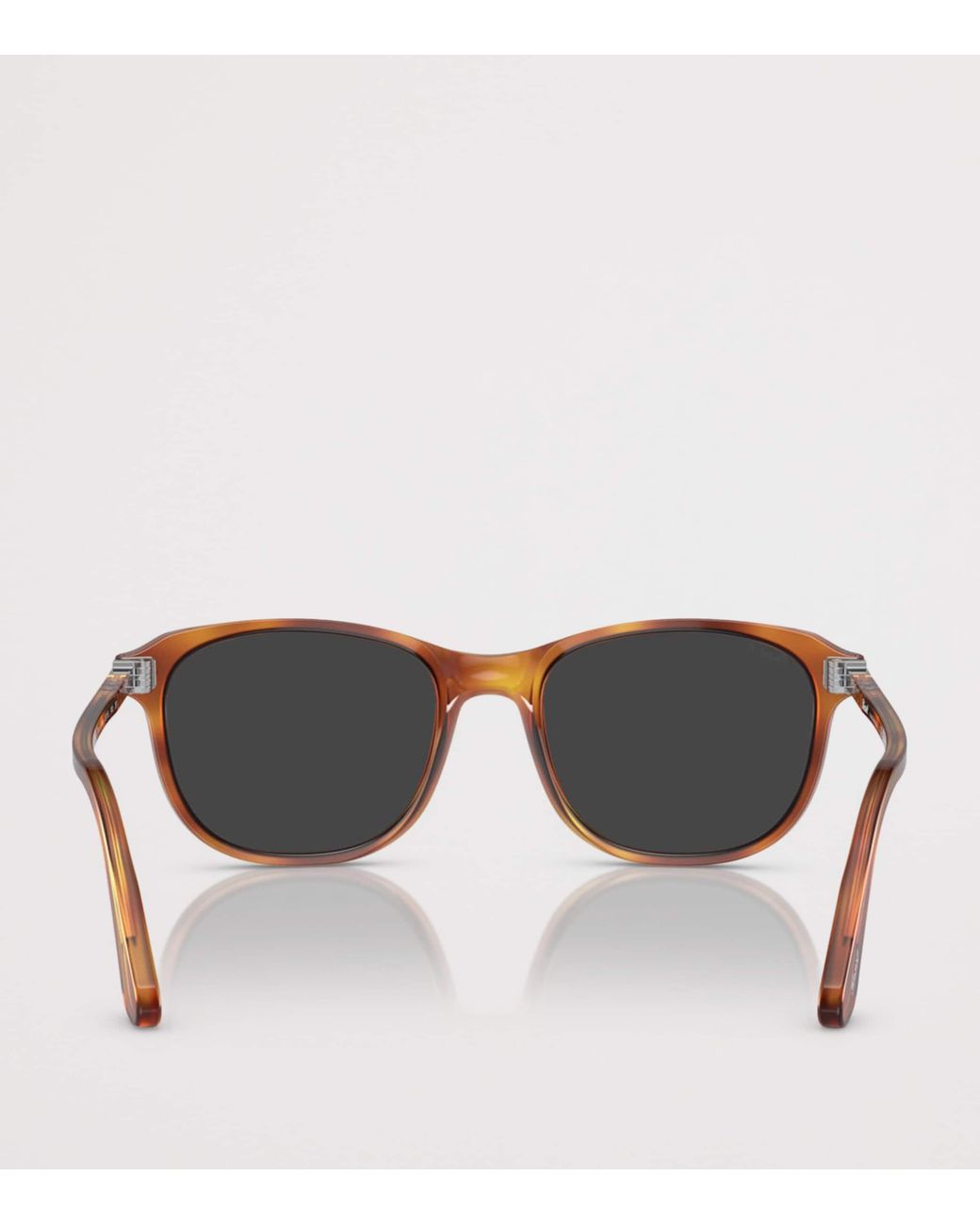 Persol Gray Acetate Pillow Sunglasses