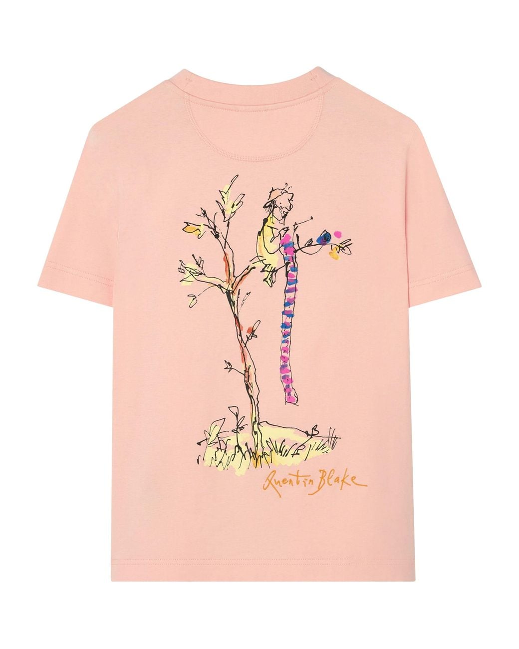Burberry Pink Cotton Brave Little Tree T-Shirt