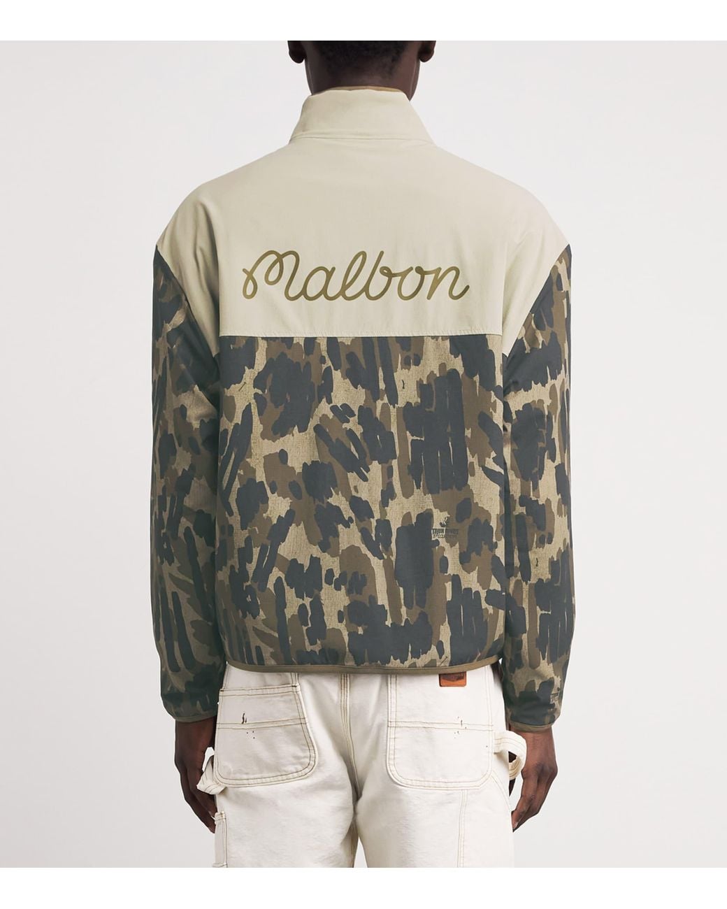 Malbon Green Tour Divot Sherpa Jacket for men