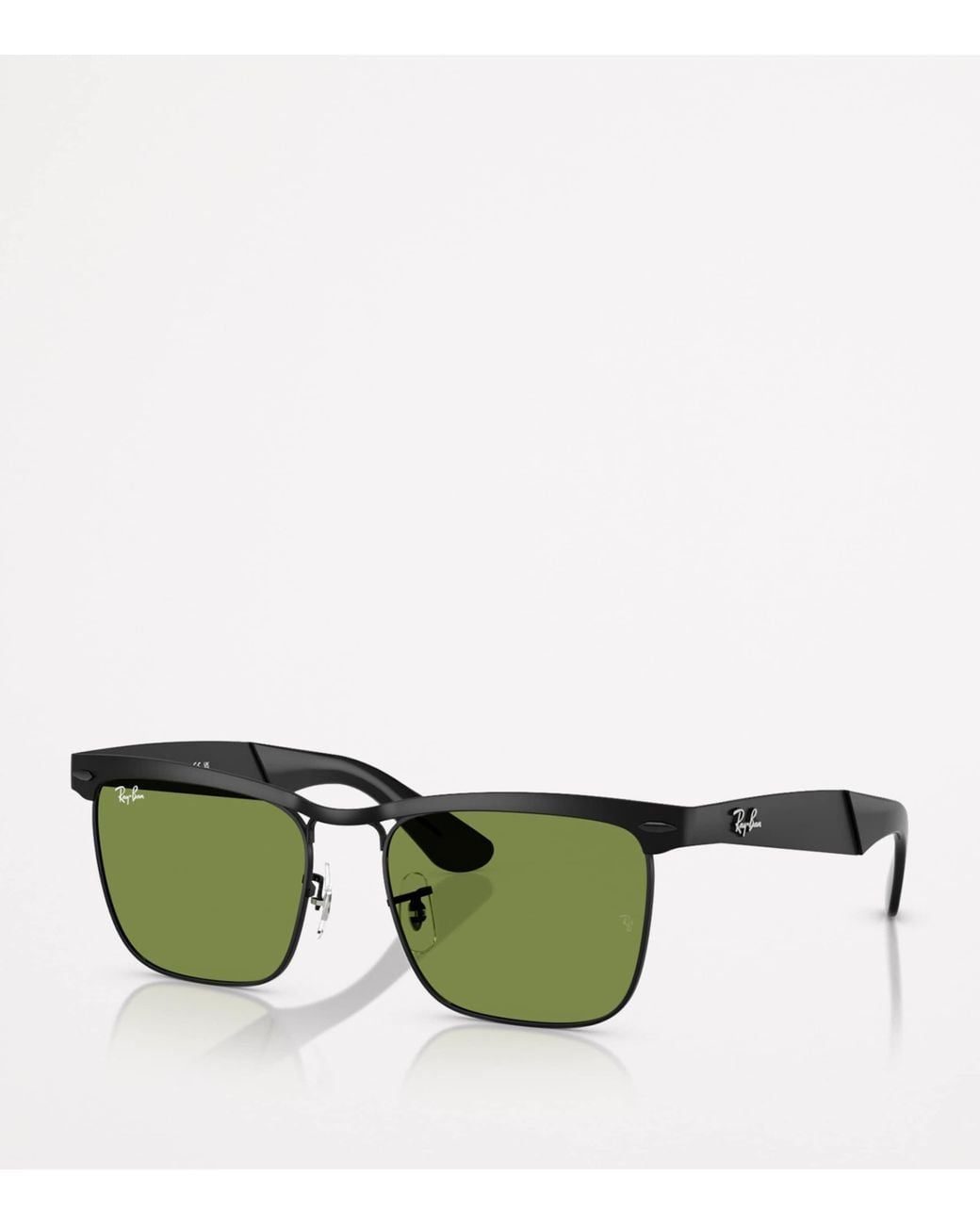 Ray-Ban Green Rb3875 Wayfarer Deluxe Square Sunglasses