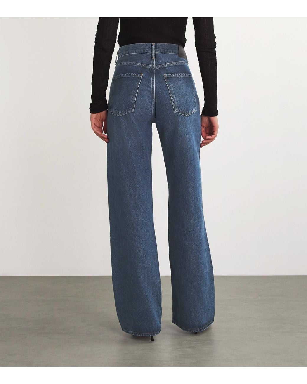 Citizens of Humanity Blue Annina Wide-Leg Jeans