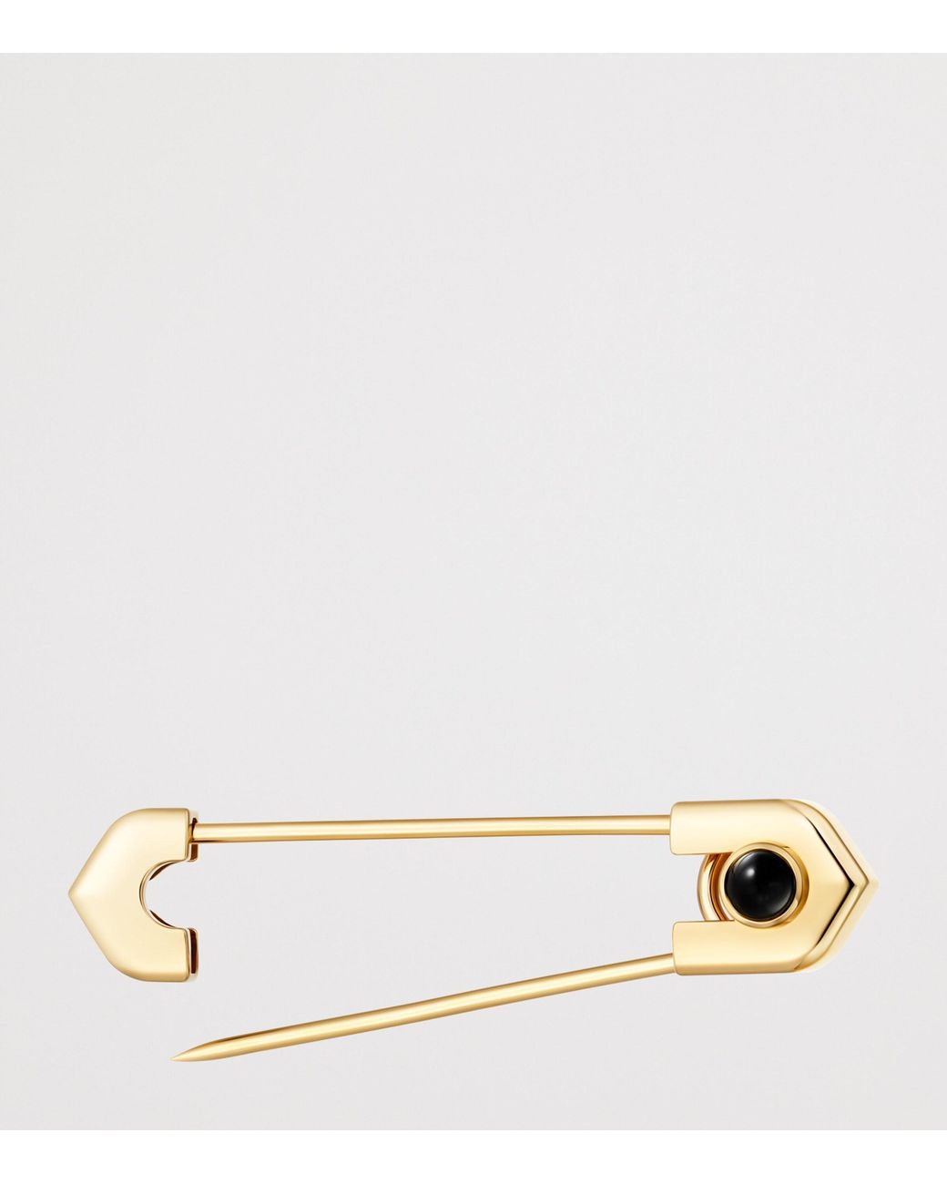 Cartier Metallic And Onyx C De Tie Pin for men