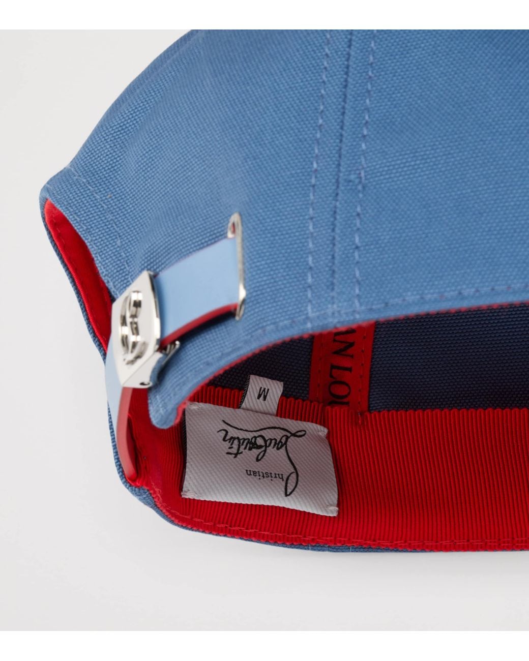 Christian Louboutin Blue Mooncrest Baseball Cap for men