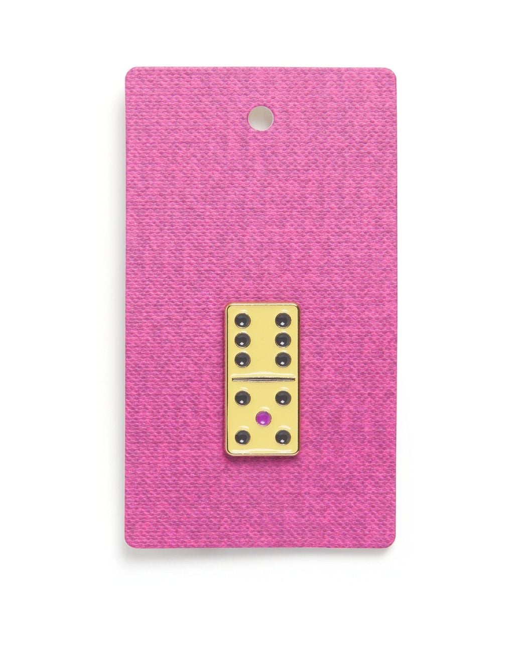 Barbour Pink X Paul Smith Domino Pin Badge