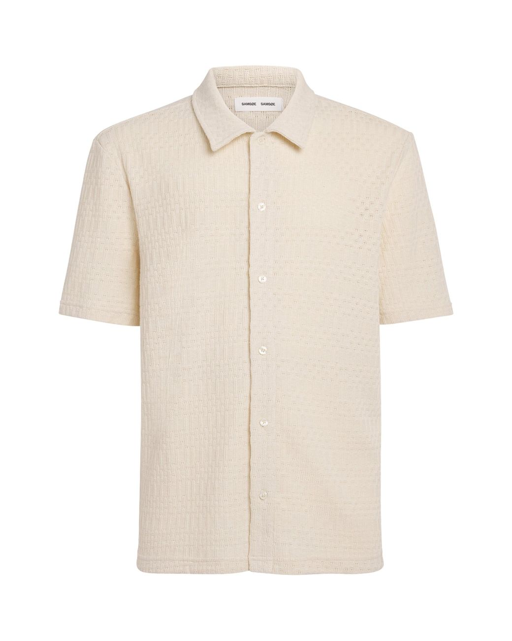 Samsøe & Samsøe White Knitted Sakvist Shirt for men