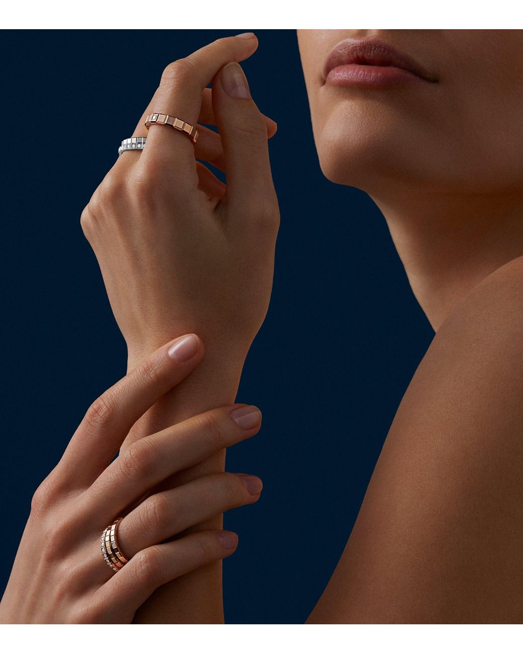 Chopard Metallic Ice Cube Ring
