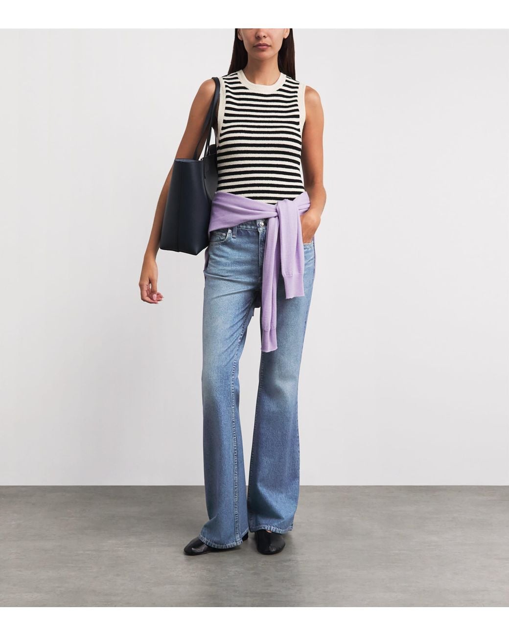 Rag & Bone Blue Ponte Miramar Dahlia Jeans