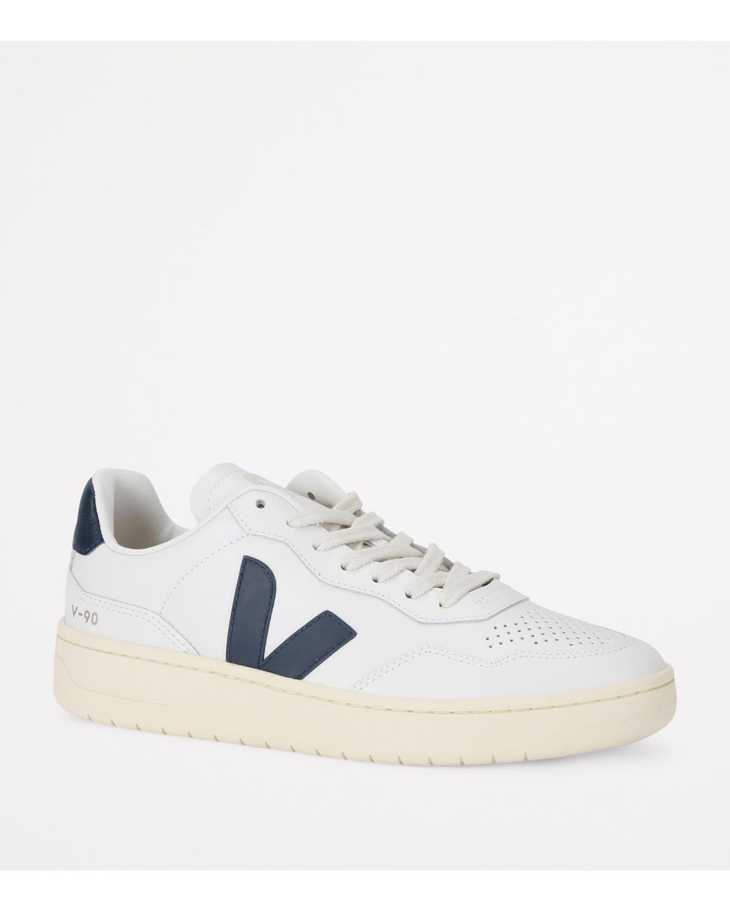 Veja Blue Leather V-90 Sneakers for men