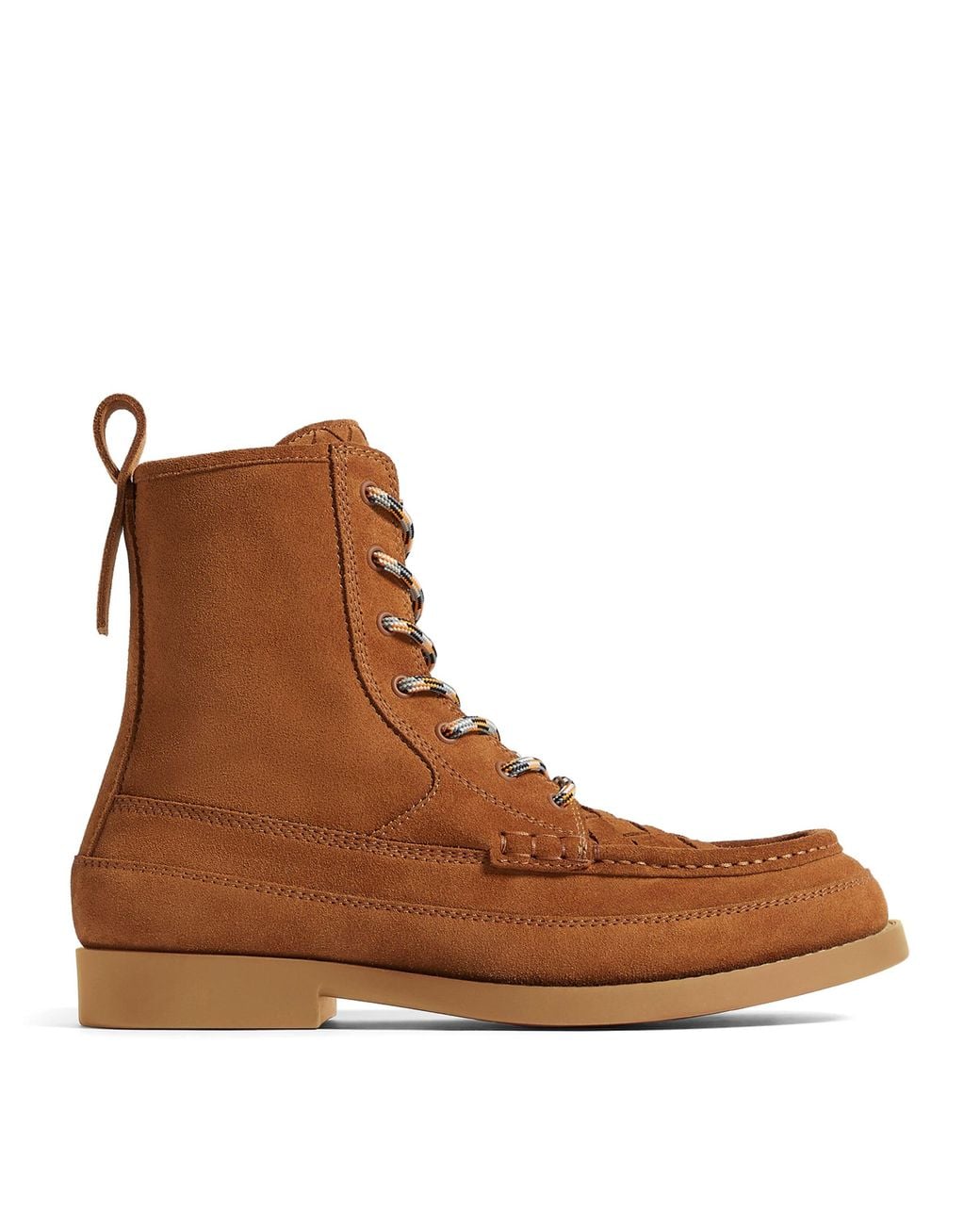 Bottega Veneta Brown Suede Lace-Up Boots for men