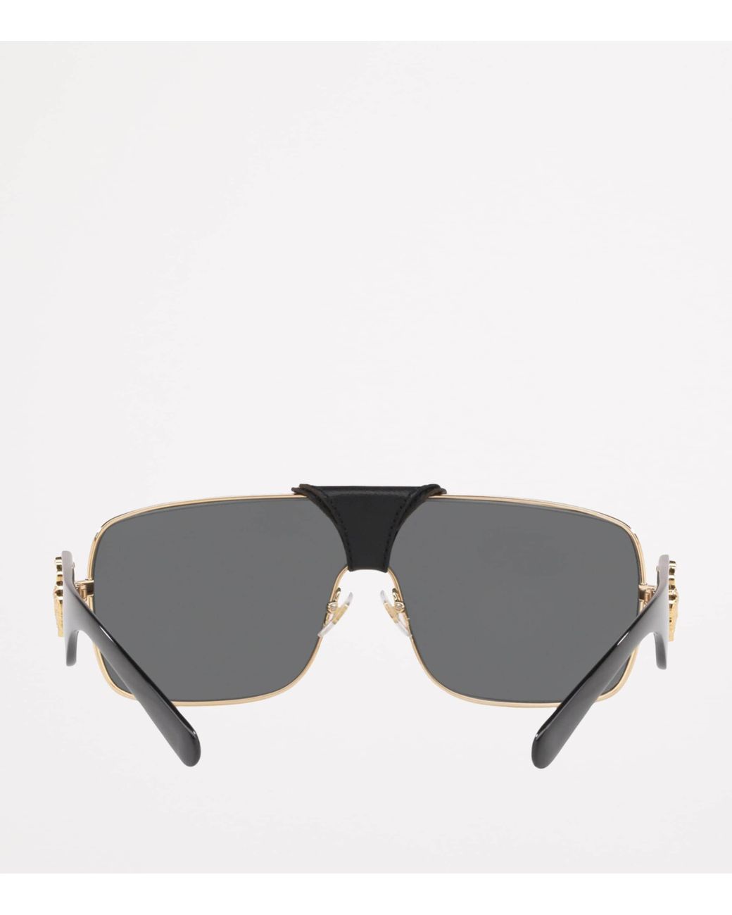 Versace Gray Square Sunglasses for men