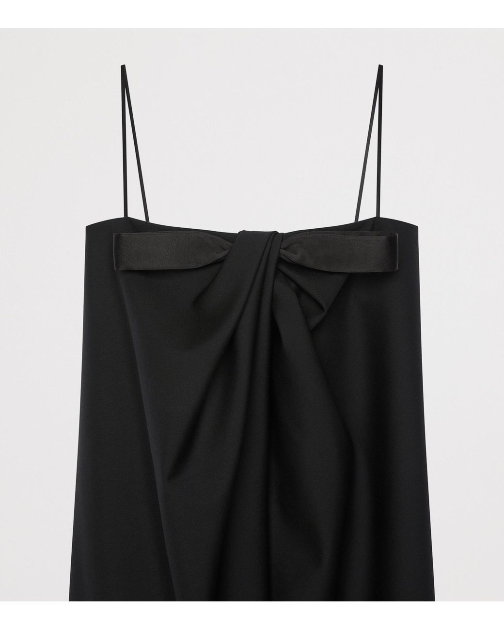 Givenchy Black Wool-Mohair Sliced Maxi Dress