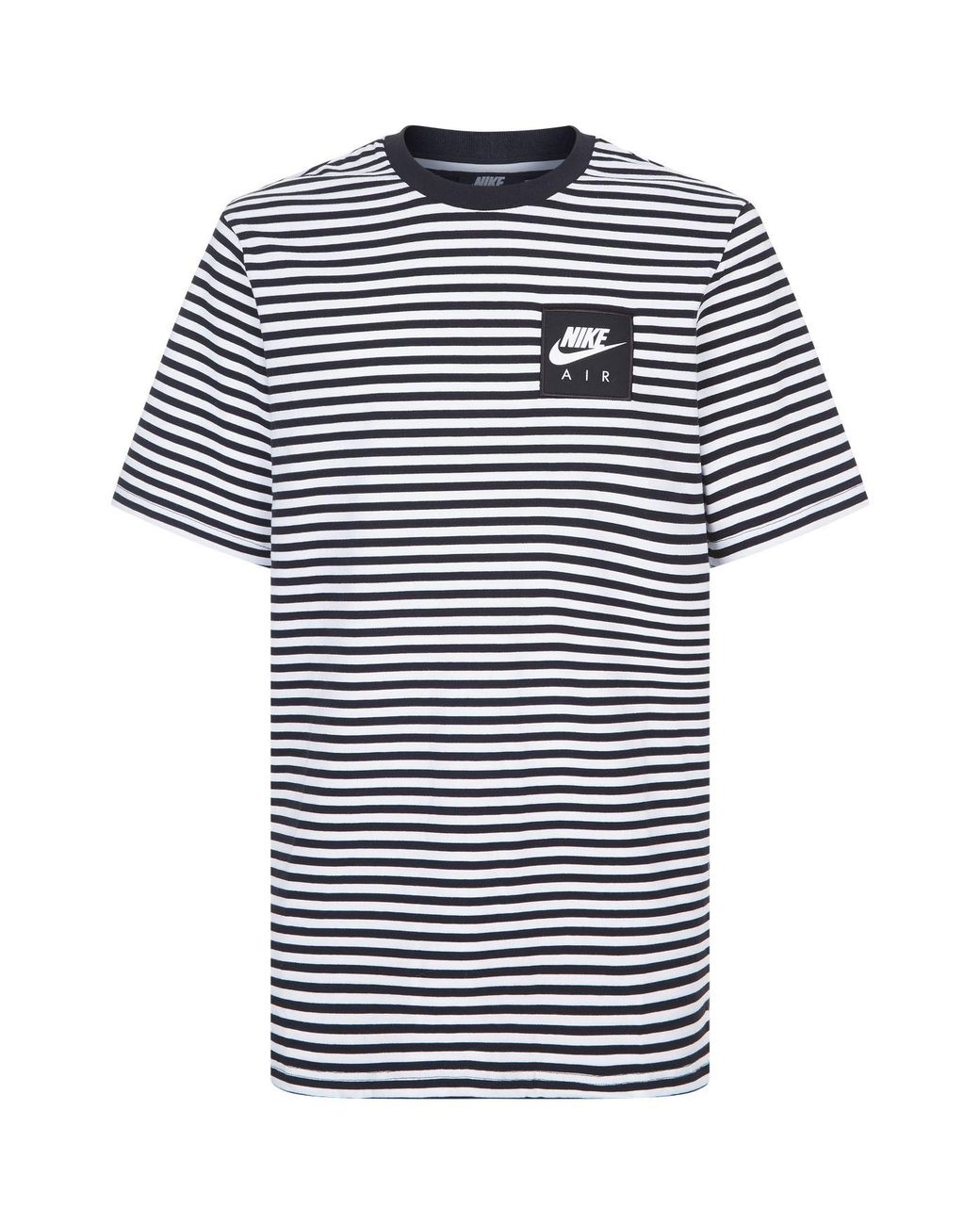 Nike Cotton Striped Air T-shirt in White for Men | Lyst
