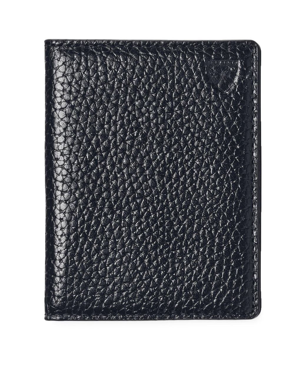 Aspinal Black Leather Travel Card Holder