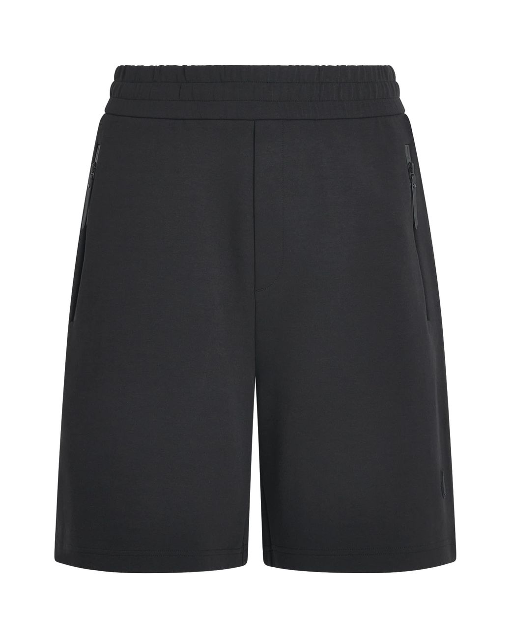 Moncler Black Logo Shorts for men