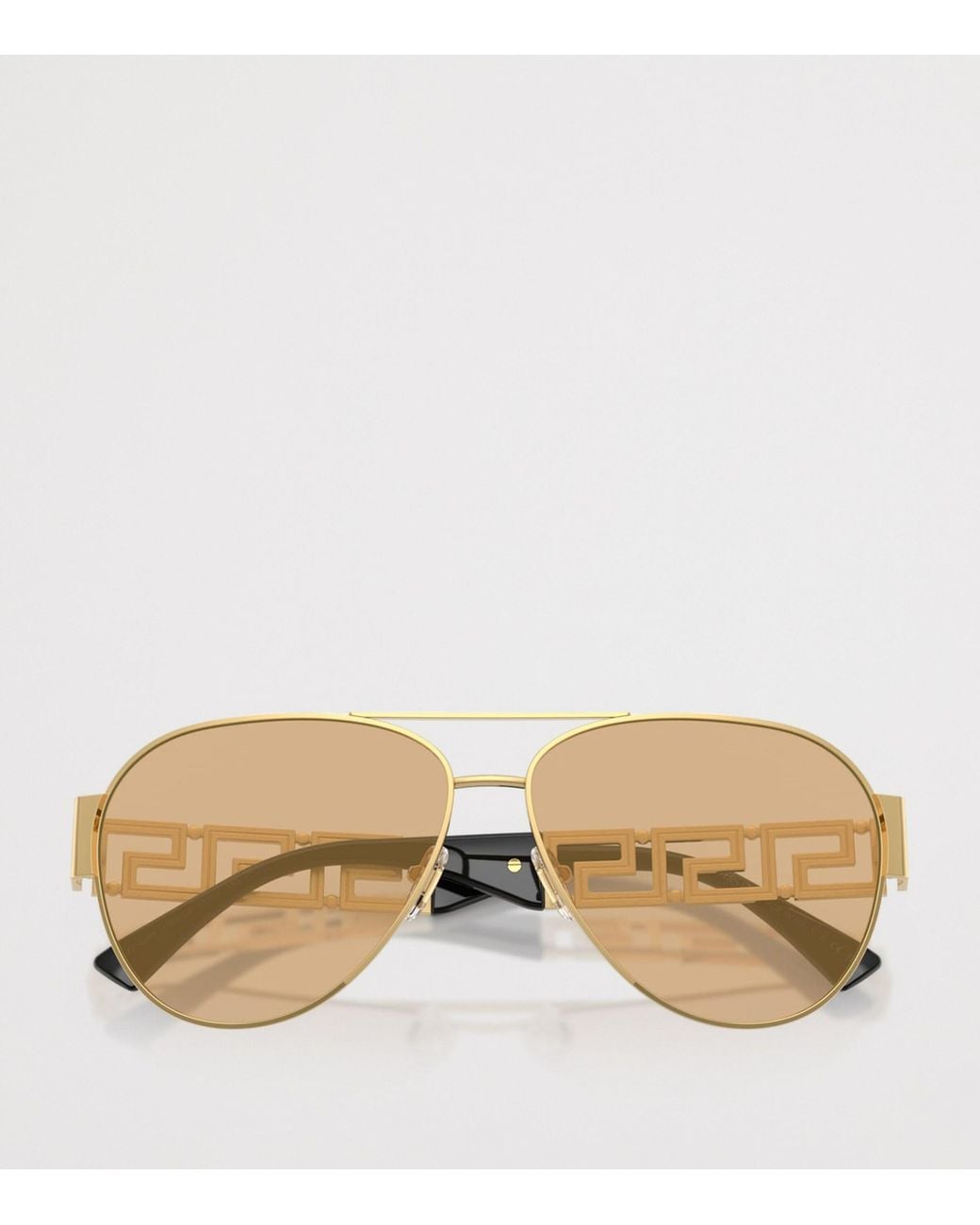 Versace Natural Metal Ve2289 Pilot Sunglasses for men