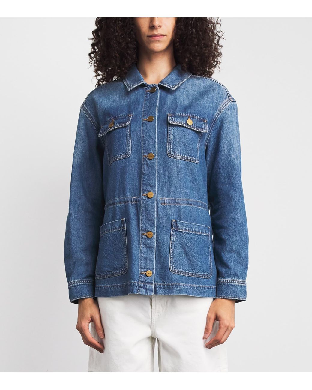 PAIGE Blue Denim Clarke Overshirt