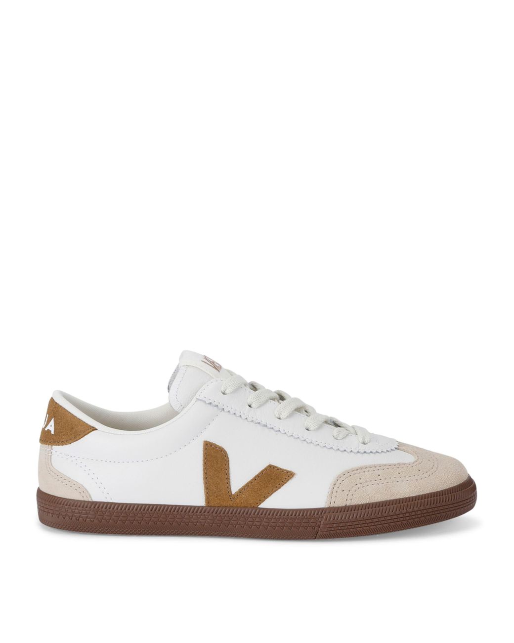 Veja White Leather Volley Sneakers