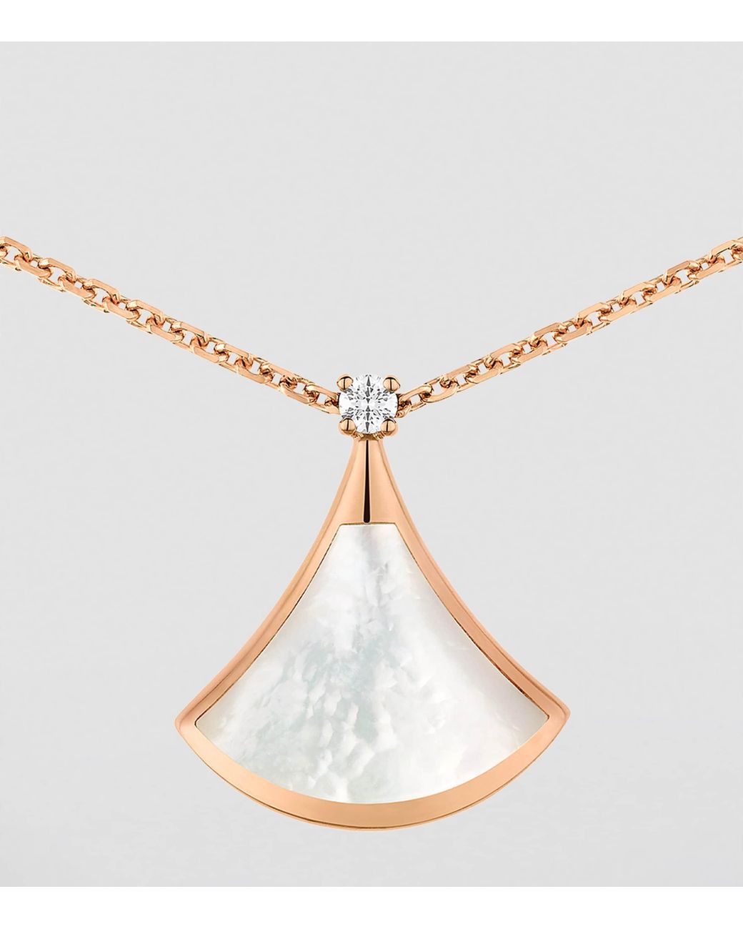 BVLGARI Metallic Diamond And Mother-Of-Pearl Divas' Dream Necklace