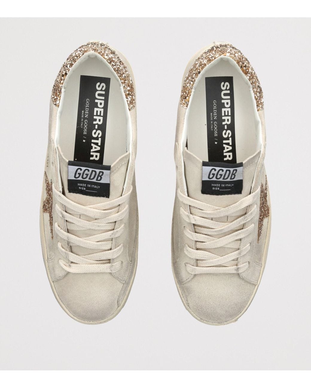 Golden Goose Deluxe Brand Natural Suede Super-Star Sneakers