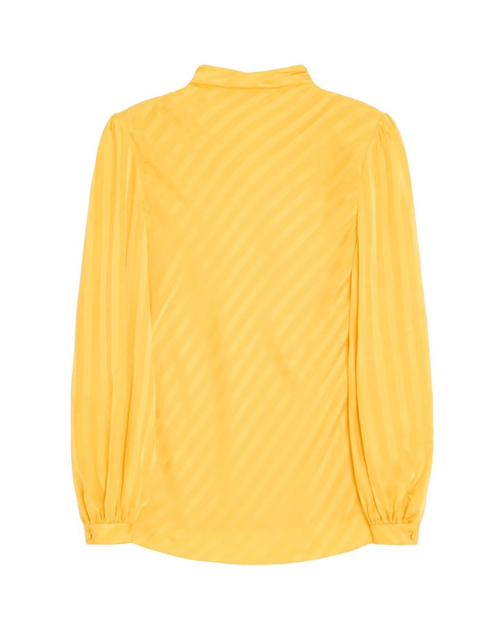 Valentino Yellow Silk Blouse