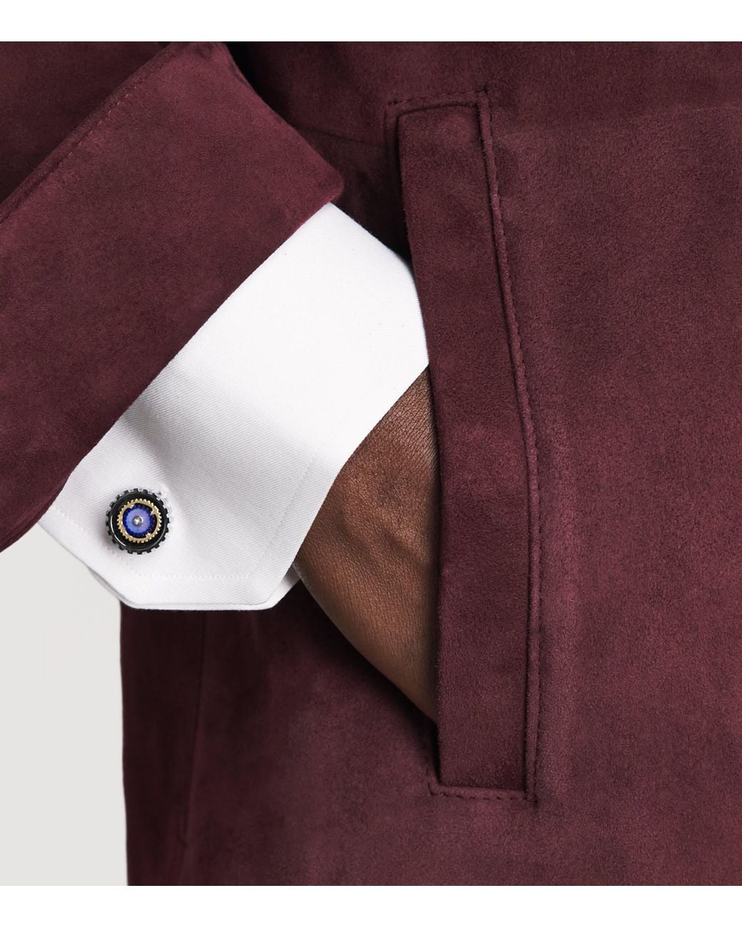 Tateossian Black Gear Cufflinks for men