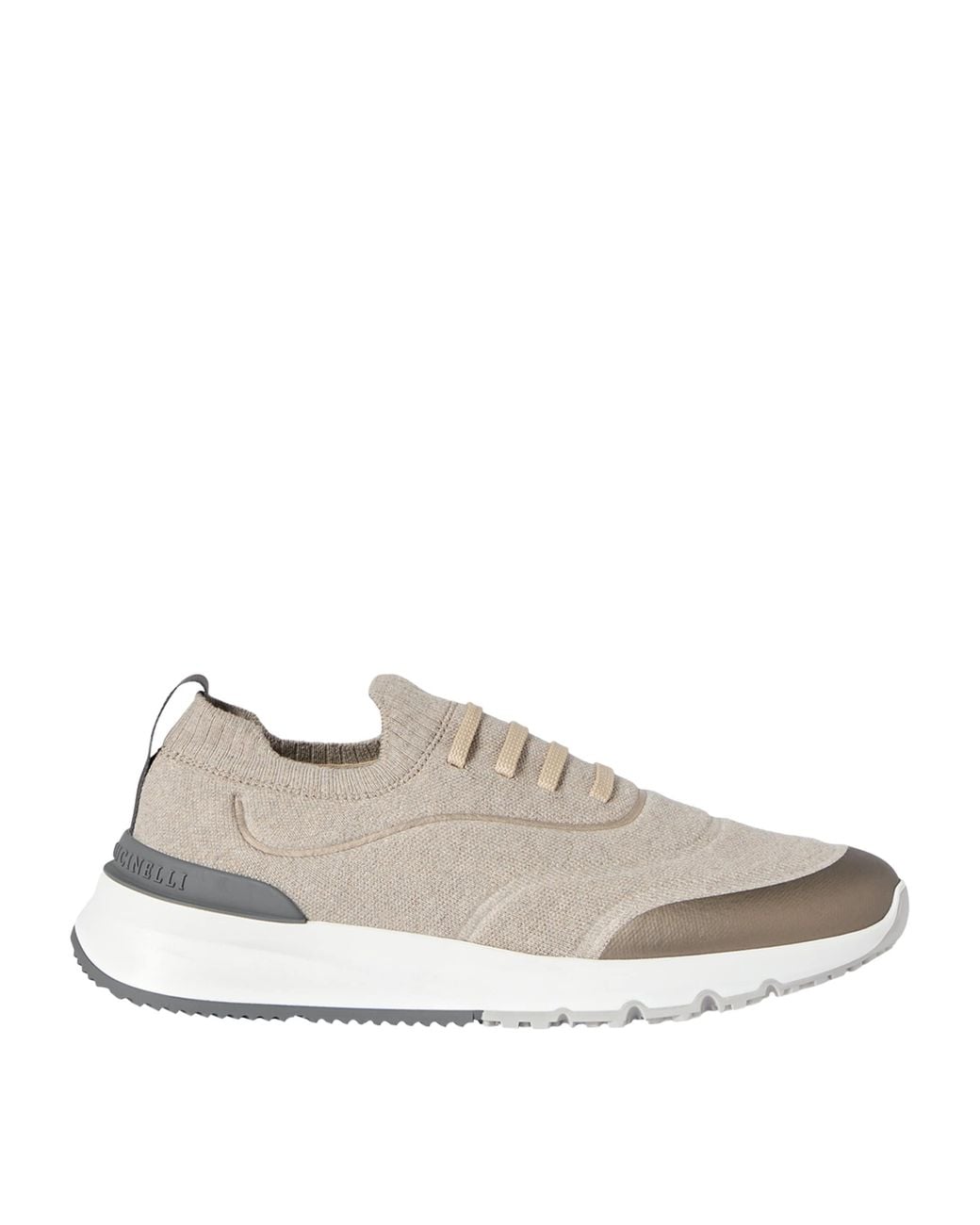Brunello Cucinelli Natural Technical Cotton Sneakers for men