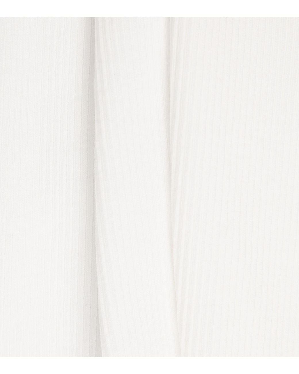 Joseph White Stretch-Cotton Ribbed Saba Top