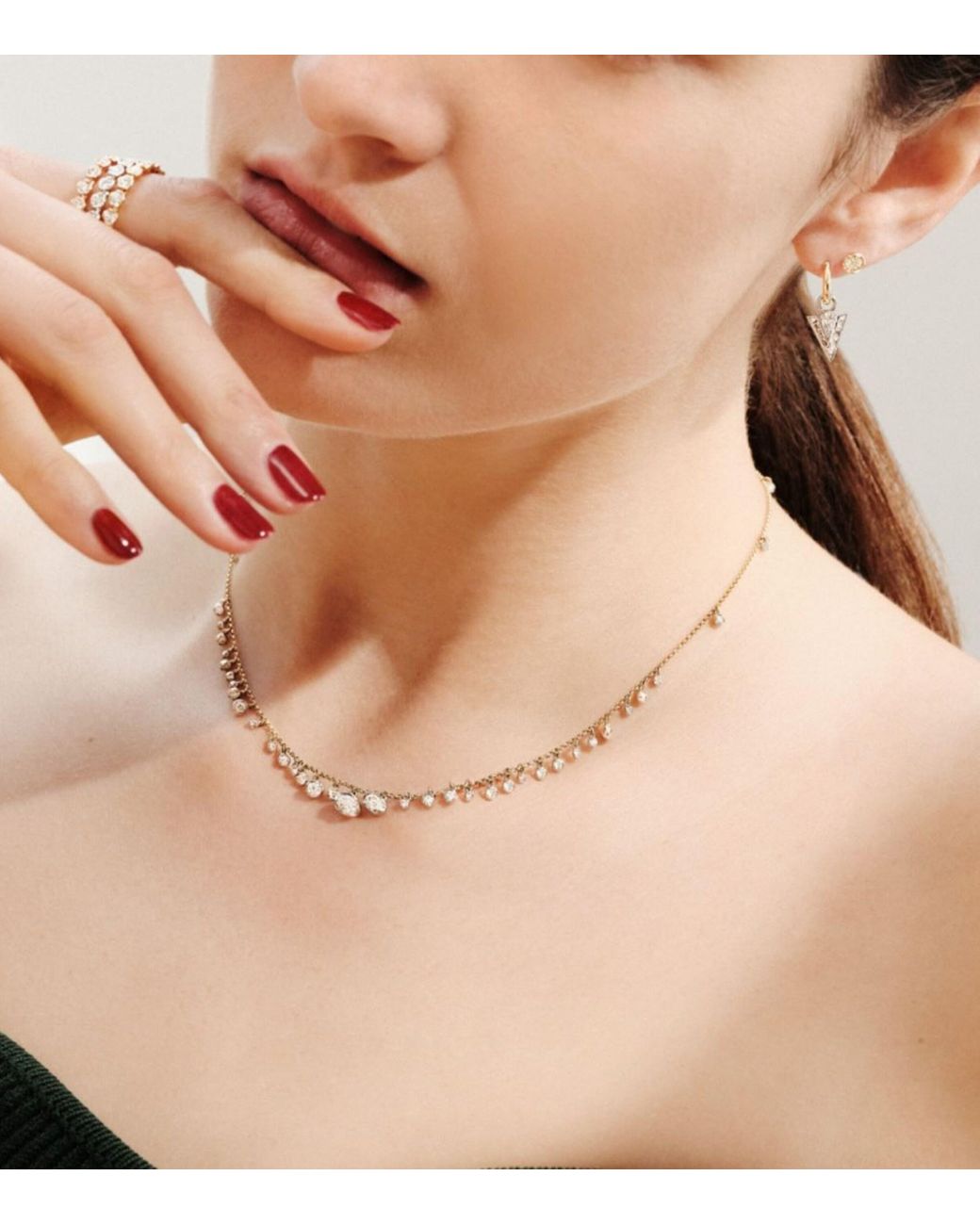 Annoushka White And Diamond Flight Arrow Earring Drops